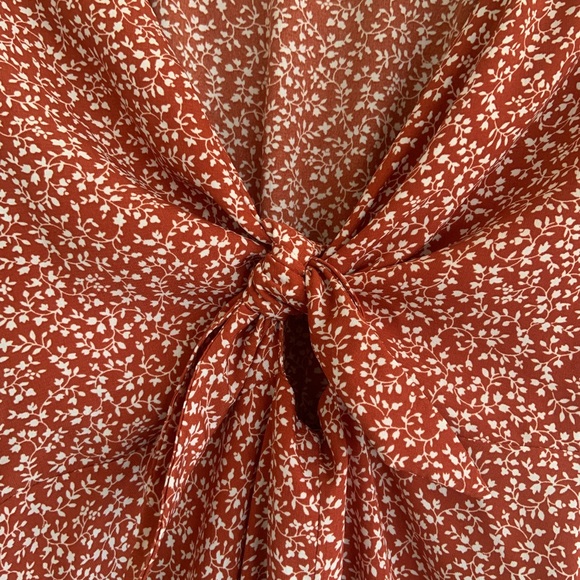 DISSH Orange Front Tie Jumpsuit/Playsuit - Picture 3 of 4